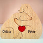 Puzzle Familiare in Legno Personalizzato: Ricordo Unico e Senza Tempo 