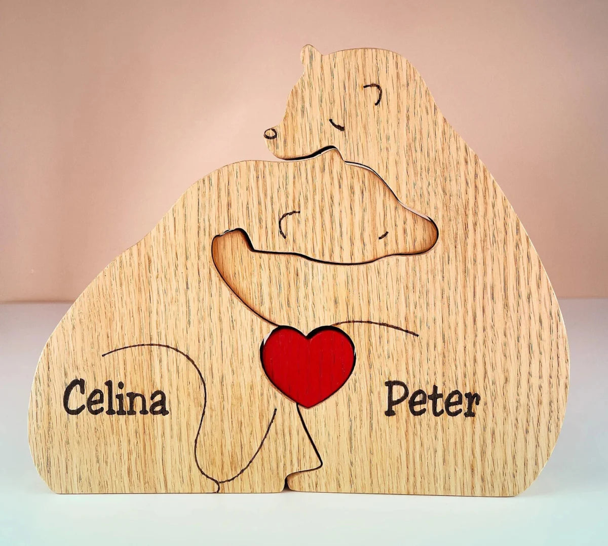 Puzzle Familiare in Legno Personalizzato: Ricordo Unico e Senza Tempo 