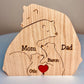 Puzzle Familiare in Legno Personalizzato: Ricordo Unico e Senza Tempo 